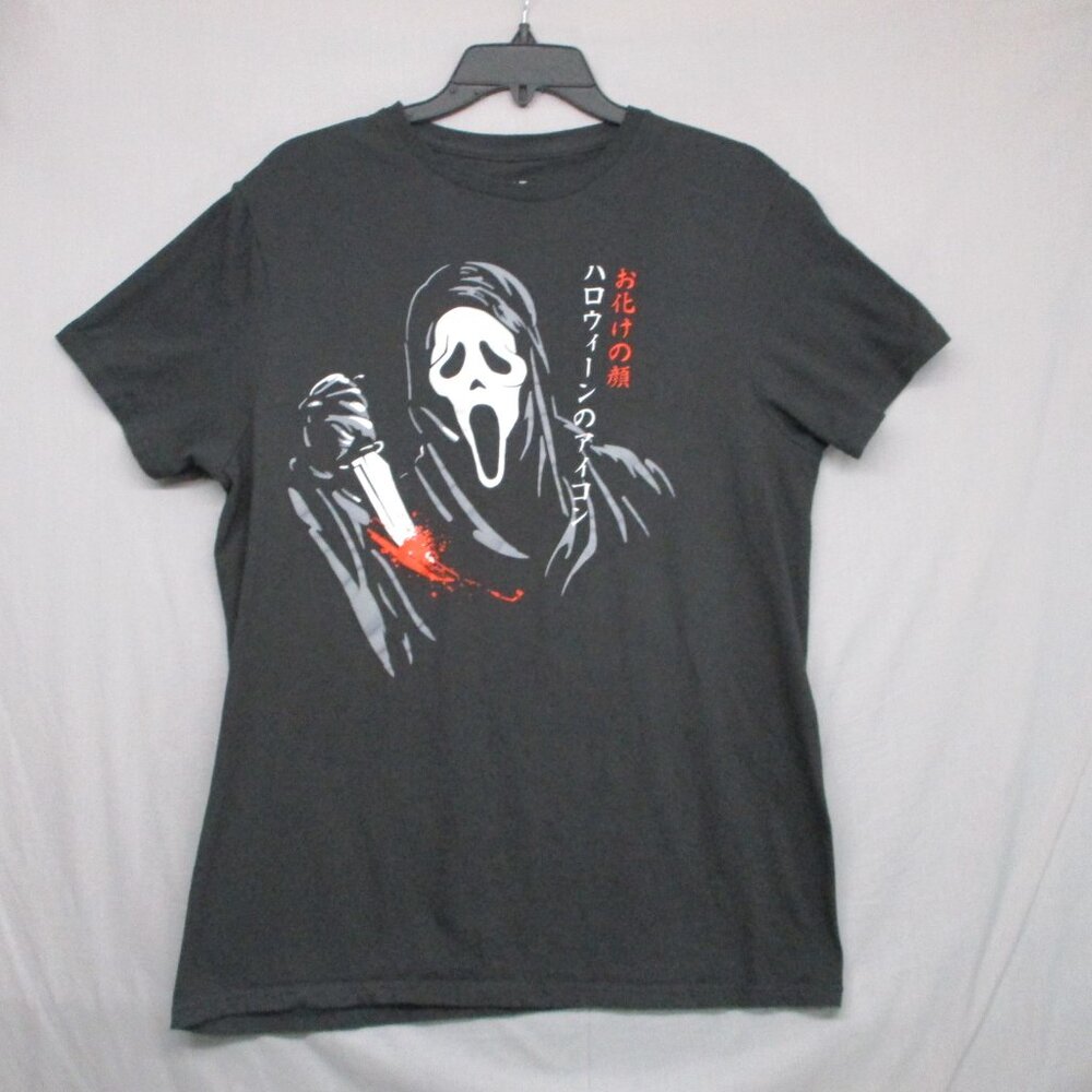 Ghost Face Graphic Print T-Shirt Black Men Size |‎ M - Picture 2 of 7